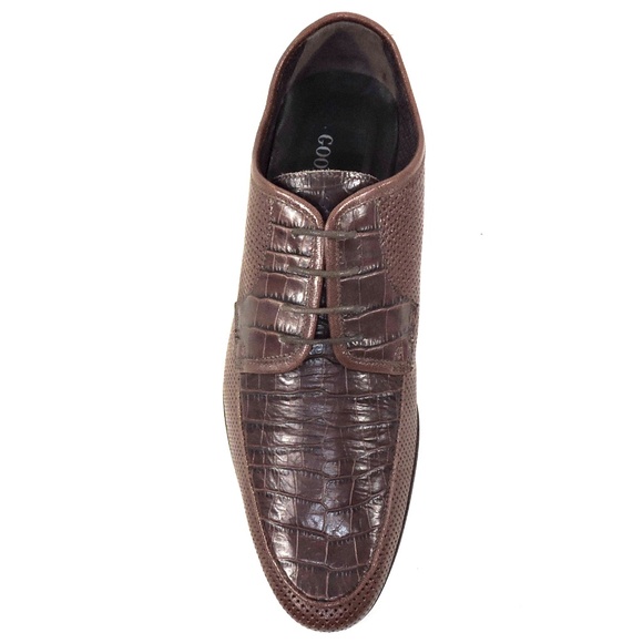 GOODMAN ?? MEN\'S SOFT BROWN LEATHER COMFORT SUMMER OXFORD SHOES main image 7